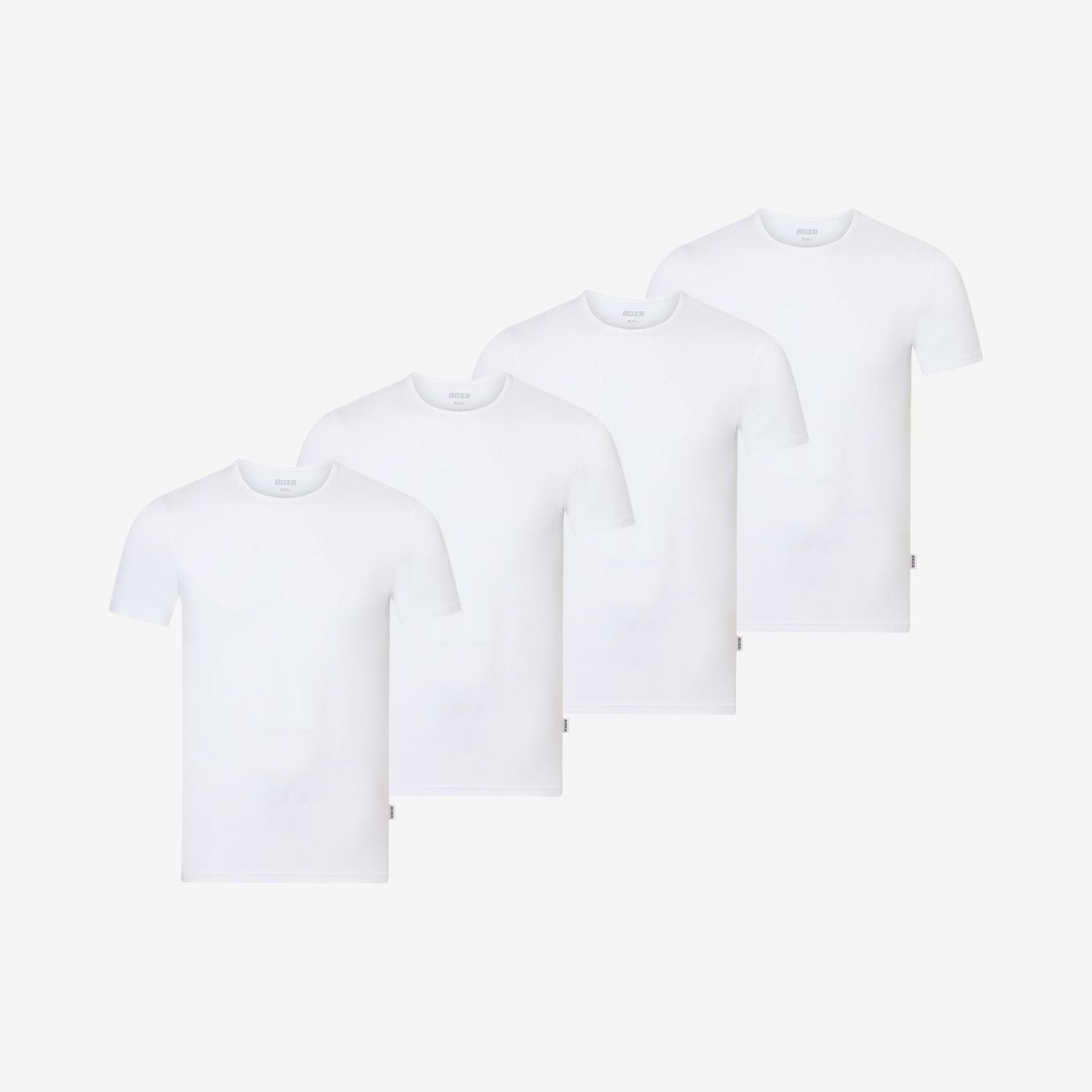 Bamboo Undershirts Round-neck 4-Pack