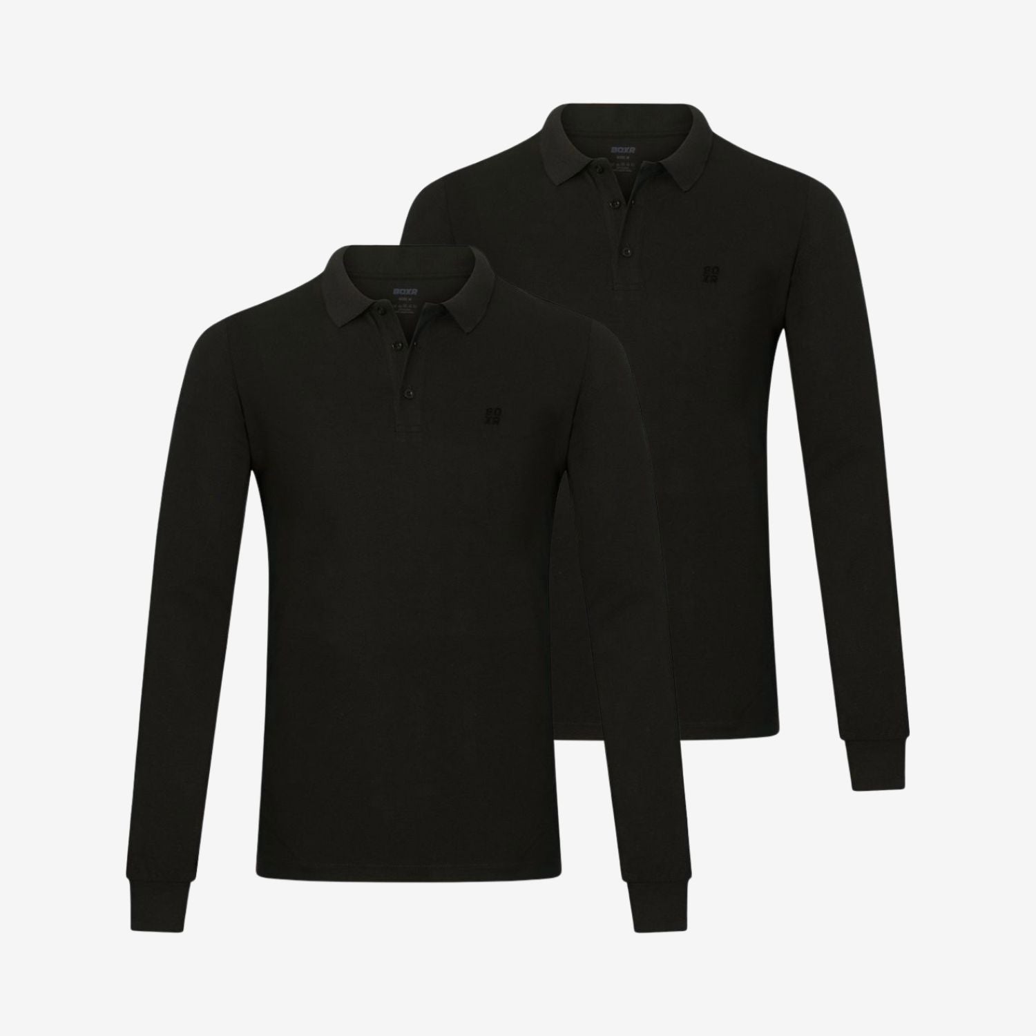 Bamboo Long Sleeve Polos 2-Pack